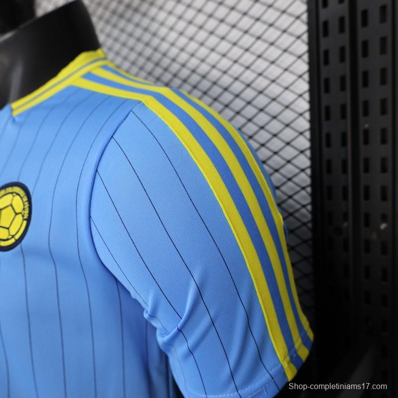Player Version 2026 Colombia Blue Terrace Icons Jersey