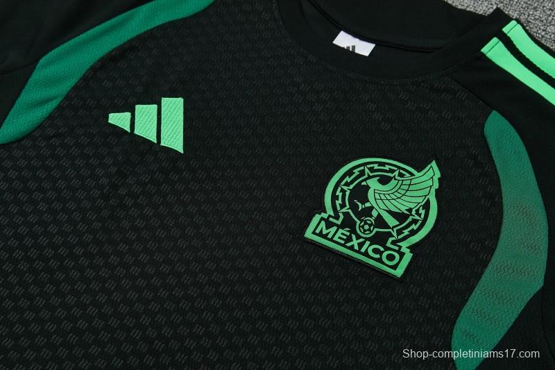 26/27 Mexico Black Short Sleeve+Soccer Shorts