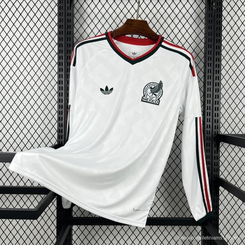 2026 Mens Mexico World Cup Away Long Sleeve Jersey