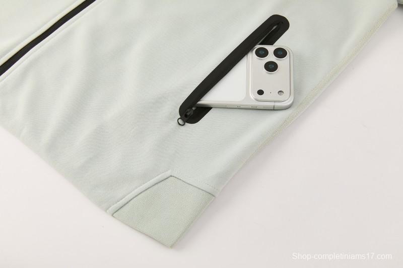 26/27 Inter Milan Light Mint Full Zipper Hooded Tracksuit + Long Pants