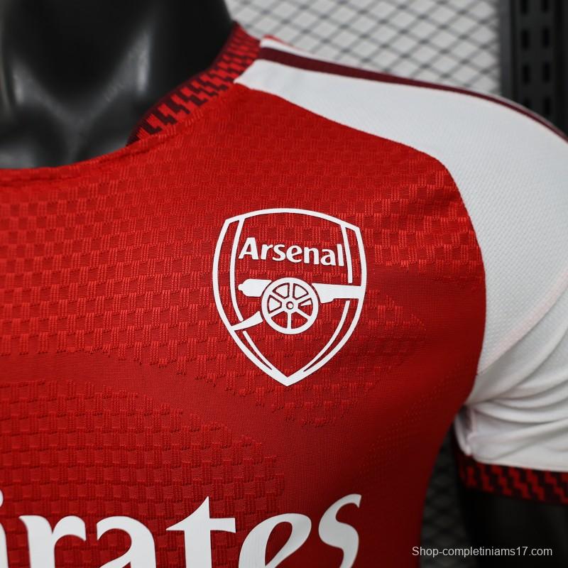 Player Version 26/27 Arsenal Home Red Jersey