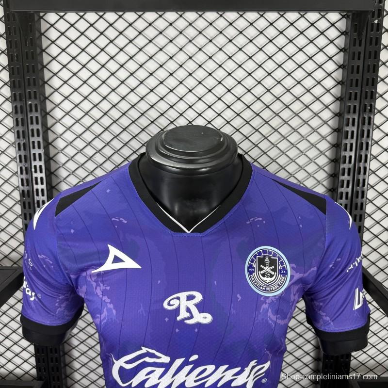 Player Version 25/26 Mazatlán FC Purple with Marble Wash Texture Jersey
