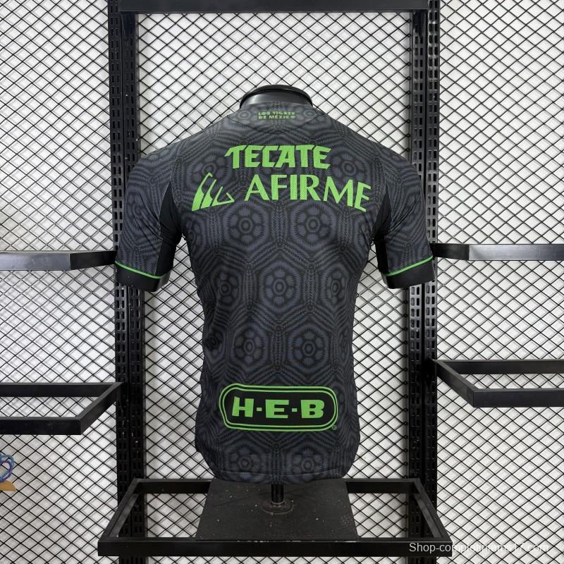 Player Version 25/26 Tigres UANL Adidas Third / Special Edition Black Jersey