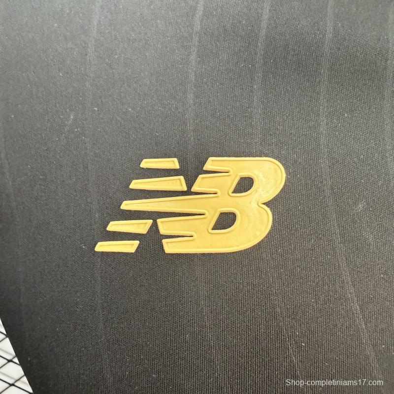 Player Version 26/27 Deportivo Toluca FC New Balance Away Black Gold Jersey