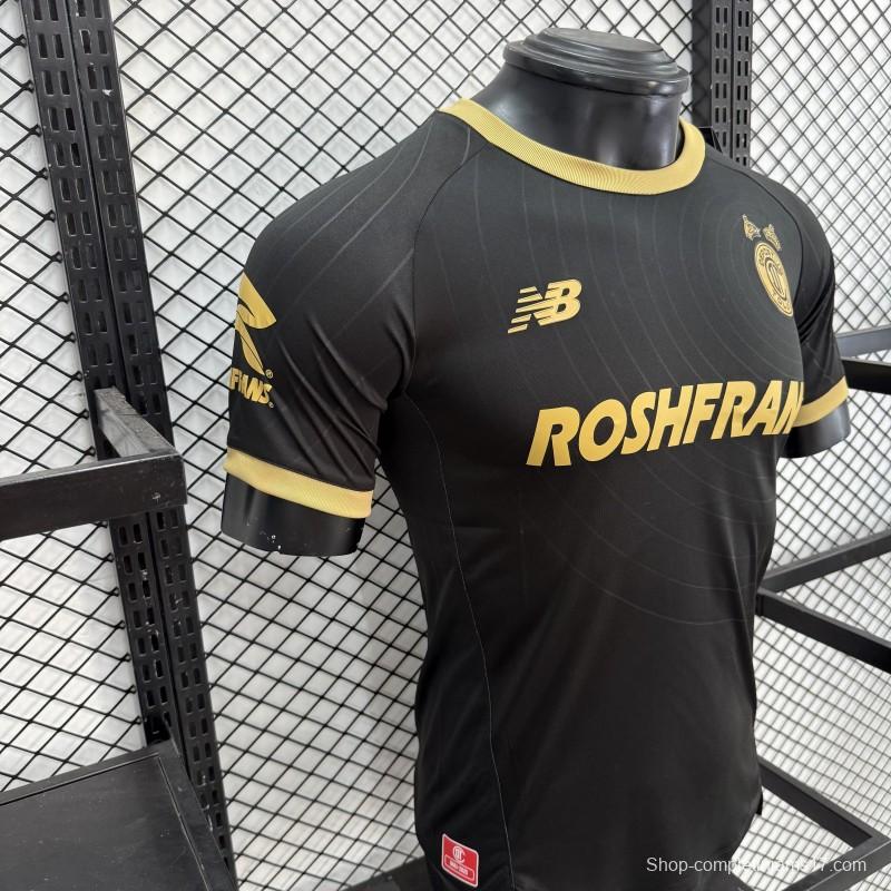 Player Version 26/27 Deportivo Toluca FC New Balance Away Black Gold Jersey