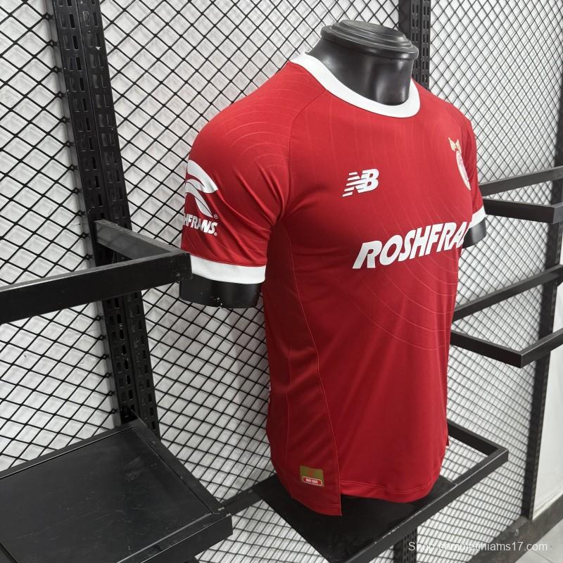 Player Version 26/27 Deportivo Toluca FC New Balance Home Deep Red White Jersey