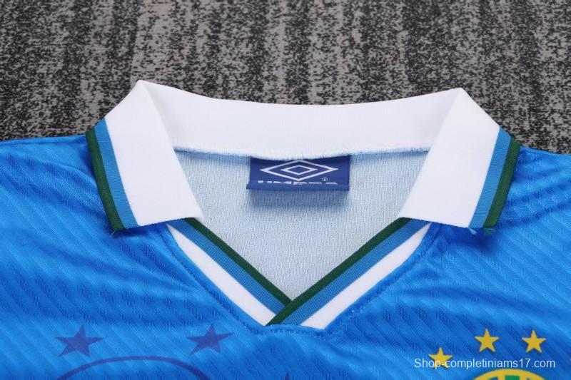 Retro Kids 1996 Brazil Away Jersey
