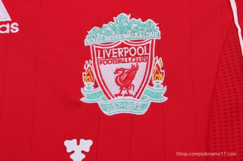 Retro Kids 06/08 Liverpool Red Home Jersey