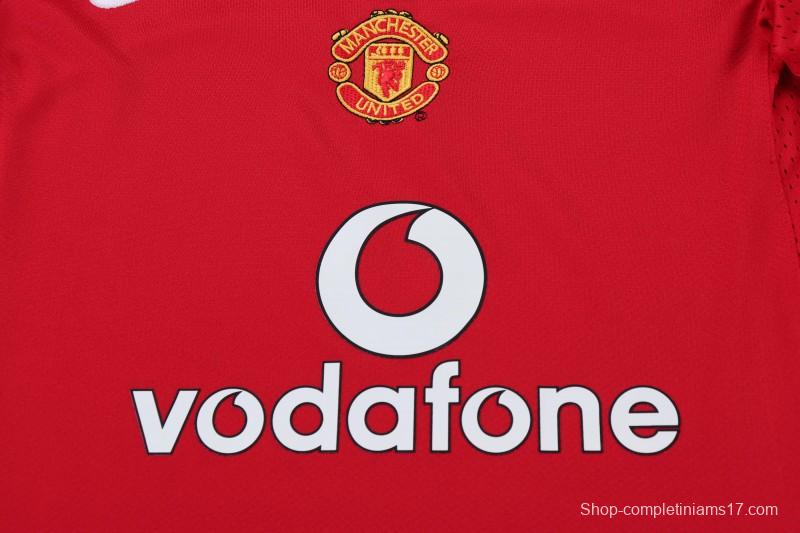 Retro Kids 05/06 Manchester United Home Jersey
