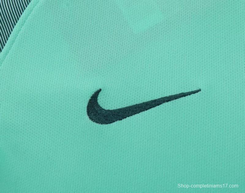 Retro Kids 2016 Portugal Away Green Jersey