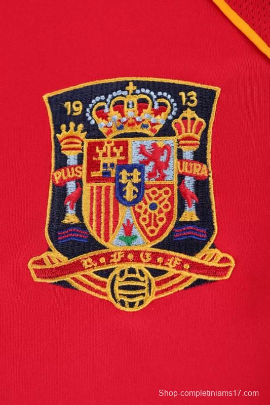 Retro Kids 2008 Spain Home Jersey