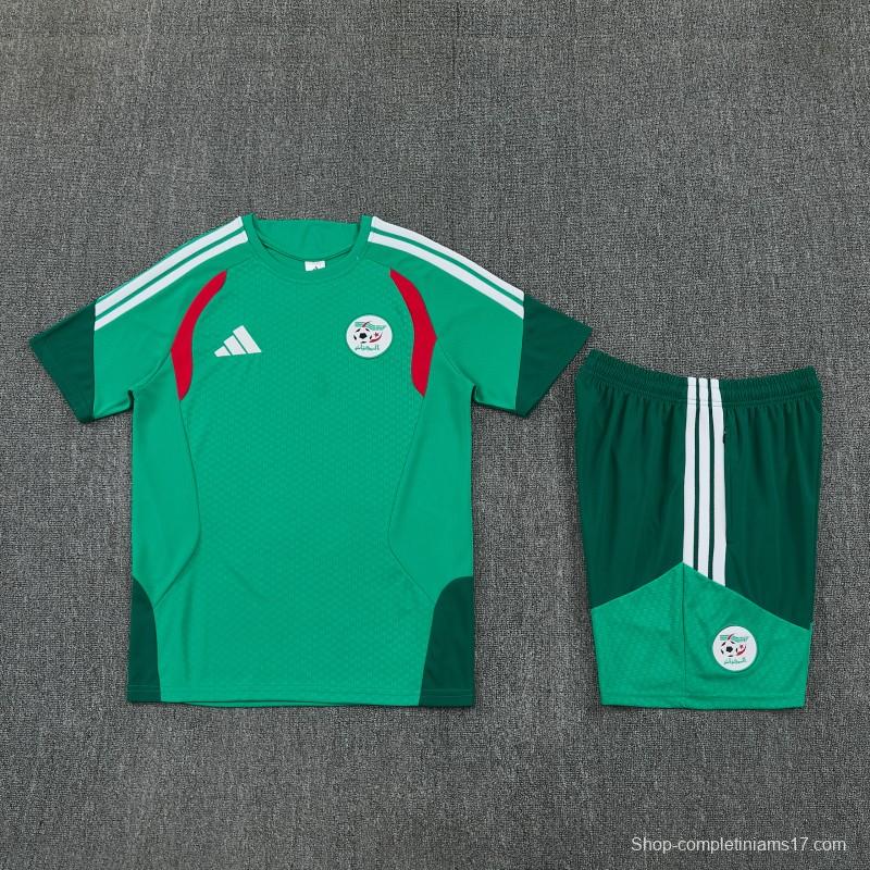 26/27 Algeria  Green Short Sleeve+Soccer Shorts