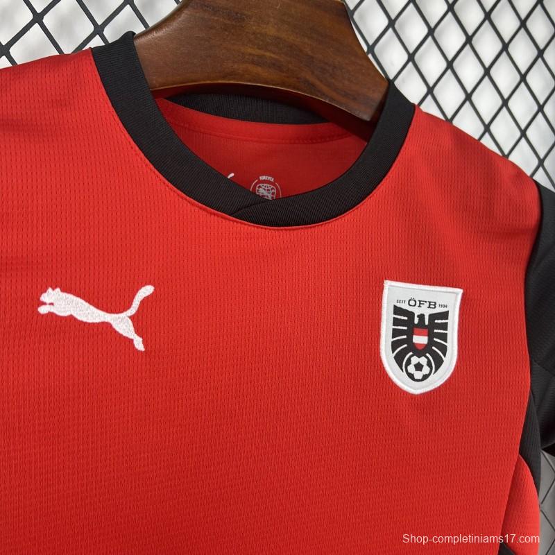 2026 Kids Austria World Cup Home Kit