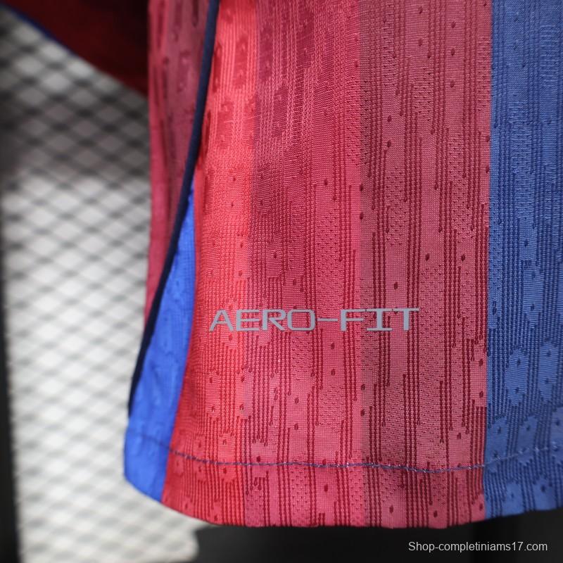 Player Version 26/27 Barcelona Long Sleeve Home Jersey