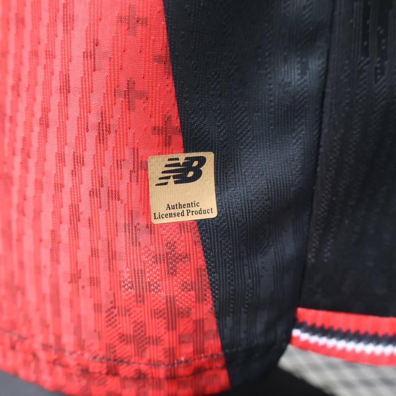Player Version 26/27 Bayer Leverkusen Home Black Red Jersey