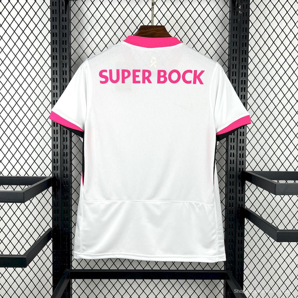 2025/26 Mens Sporting CP Pink October Jersey