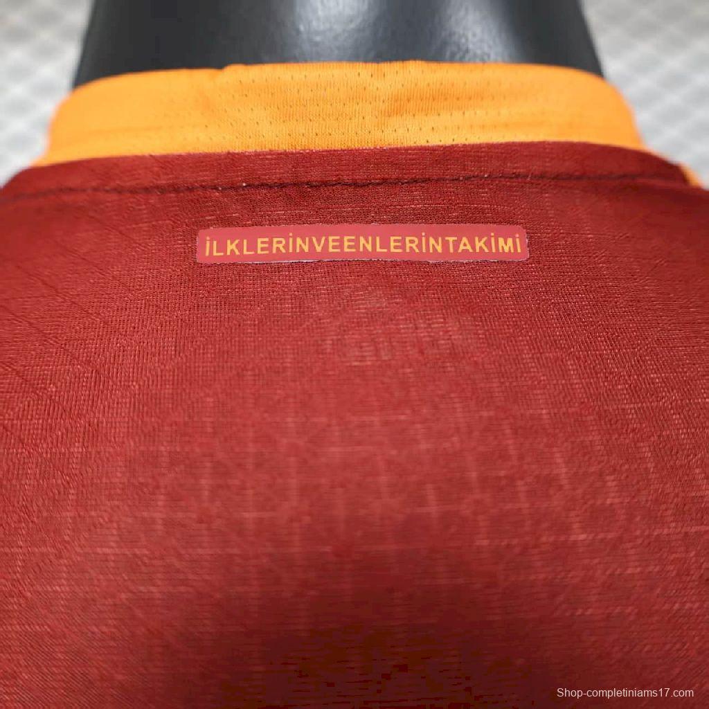 2025/26 Player Version Mens Galatasarays Home Jersey