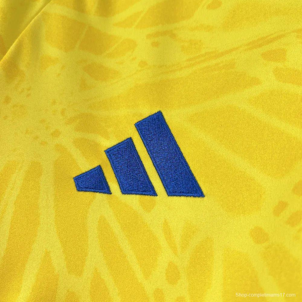 2026 Mens Colombia World Cup Home Long Sleeve Jersey