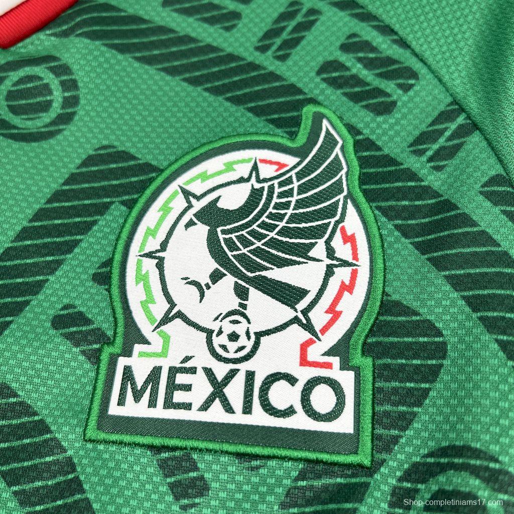 2026 Mens Mexico World Cup Home Long Sleeve Jersey