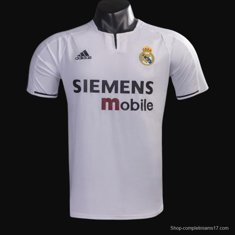 Retro 03/04 Real Madrid Home Jersey