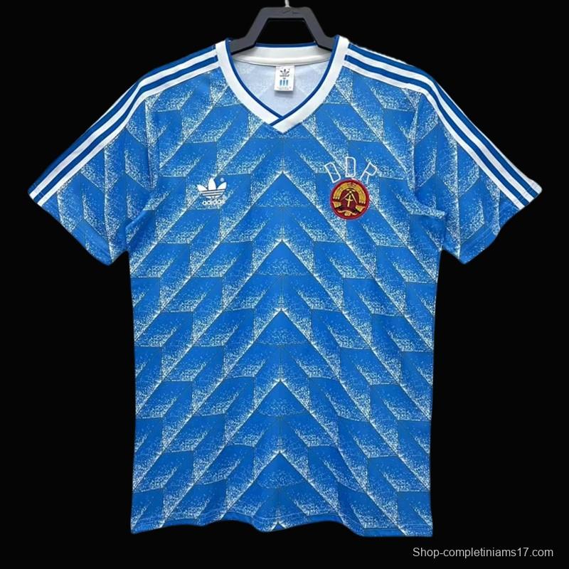 Retro 1988 Germany Away Soccer Jersey