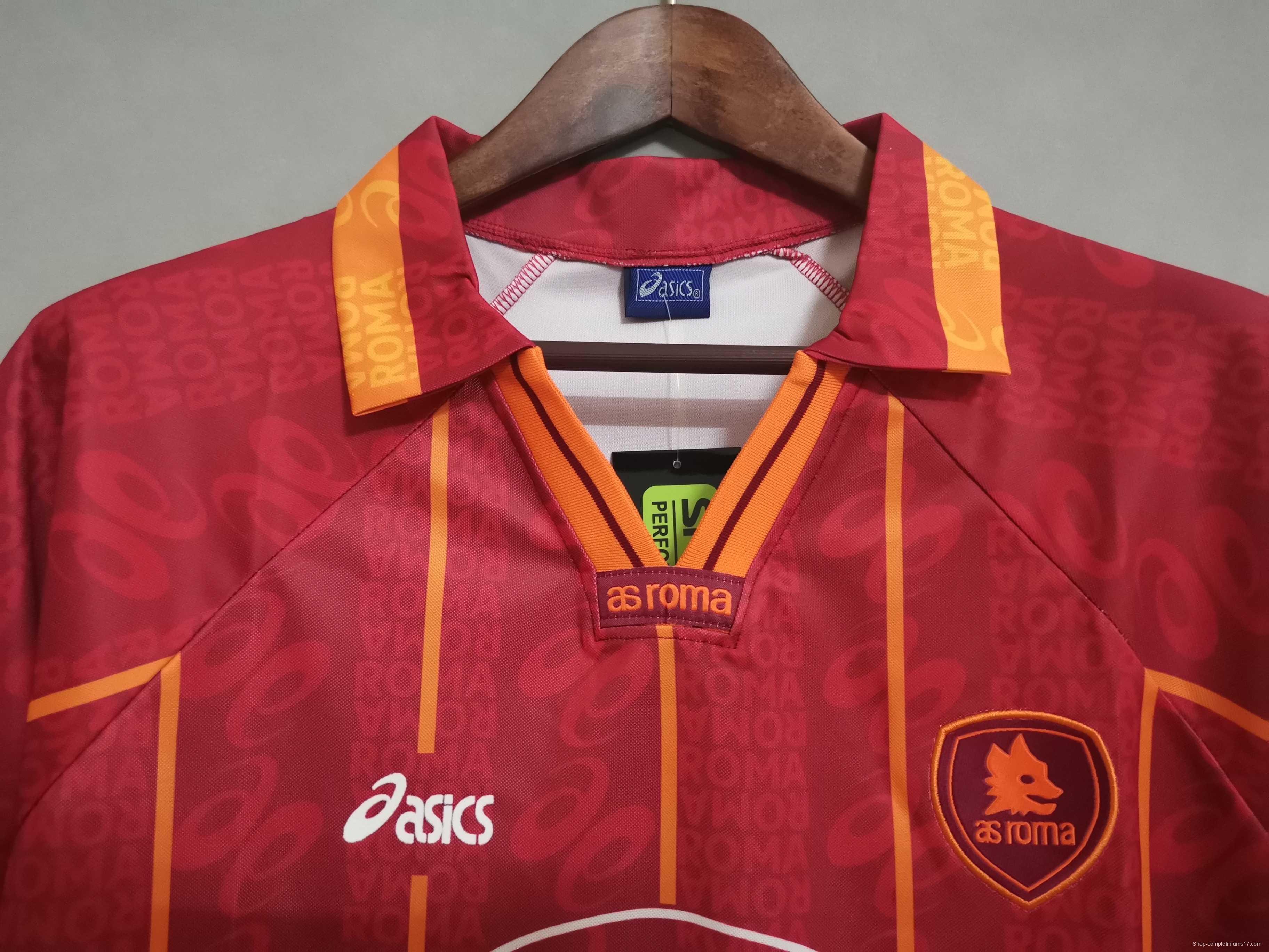 Retro 96 97 AS Roma Home Jersey