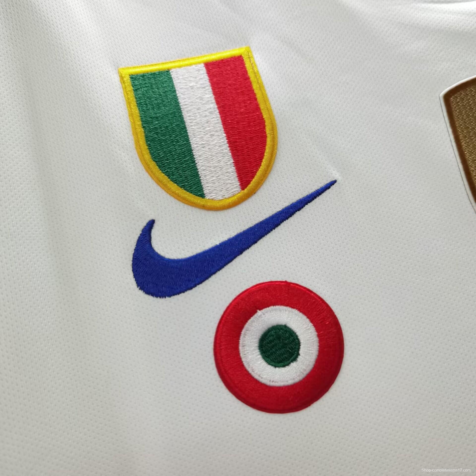 Retro 10/11 Inter Milan Away White Jersey With Full Patches