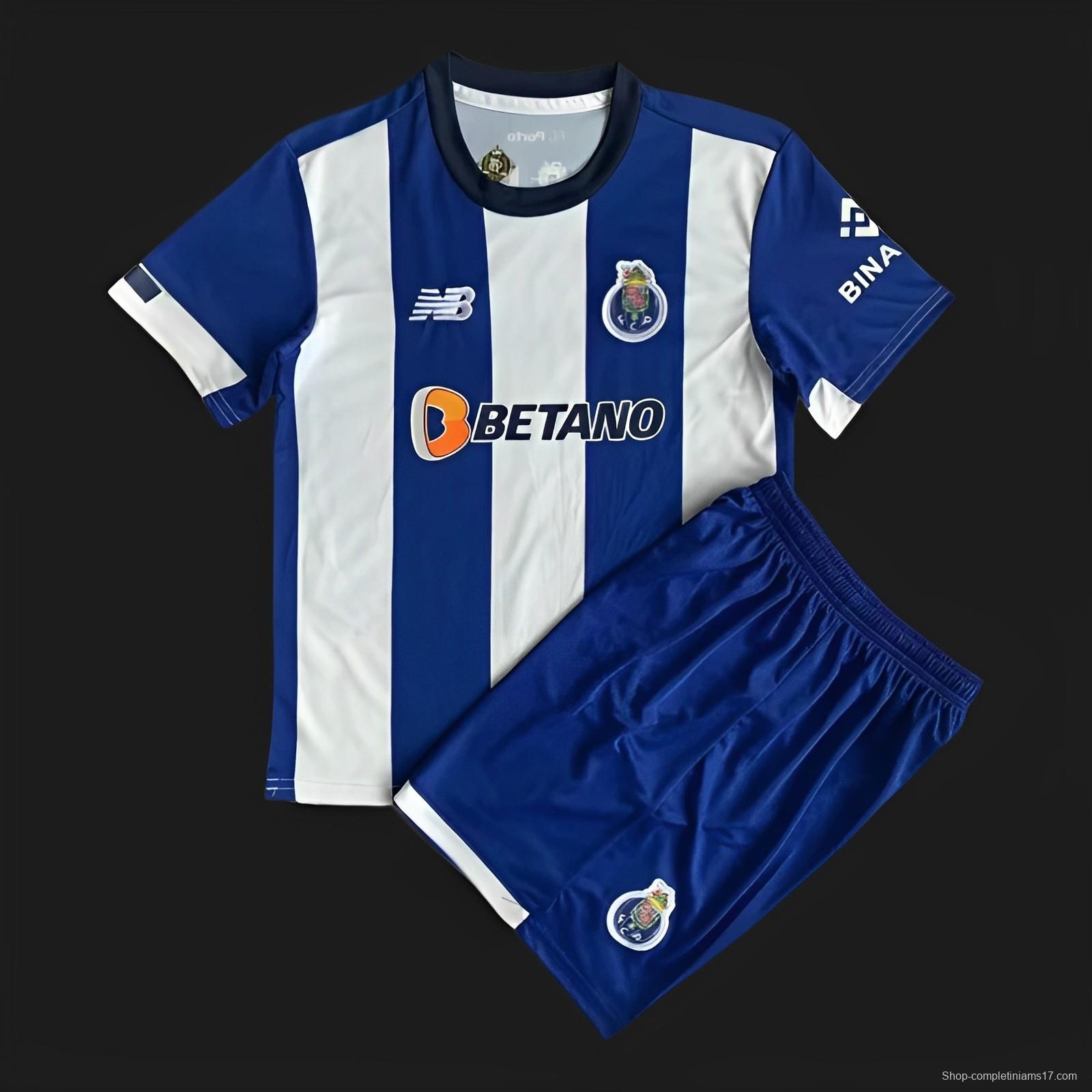 23/24 Kids Porto Home Jersey