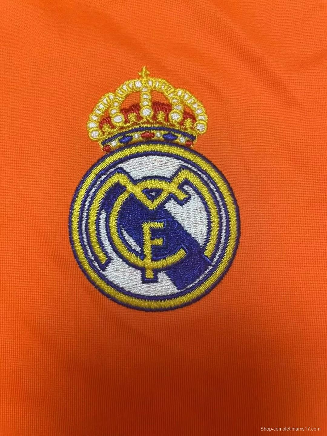 Retro 13/14 Real Madrid Third Orange Jersey Worn By Ronaldo