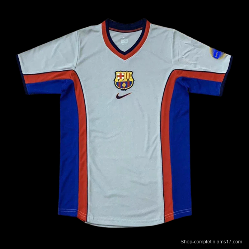 Retro 1999-01 Barcelona Away Jersey