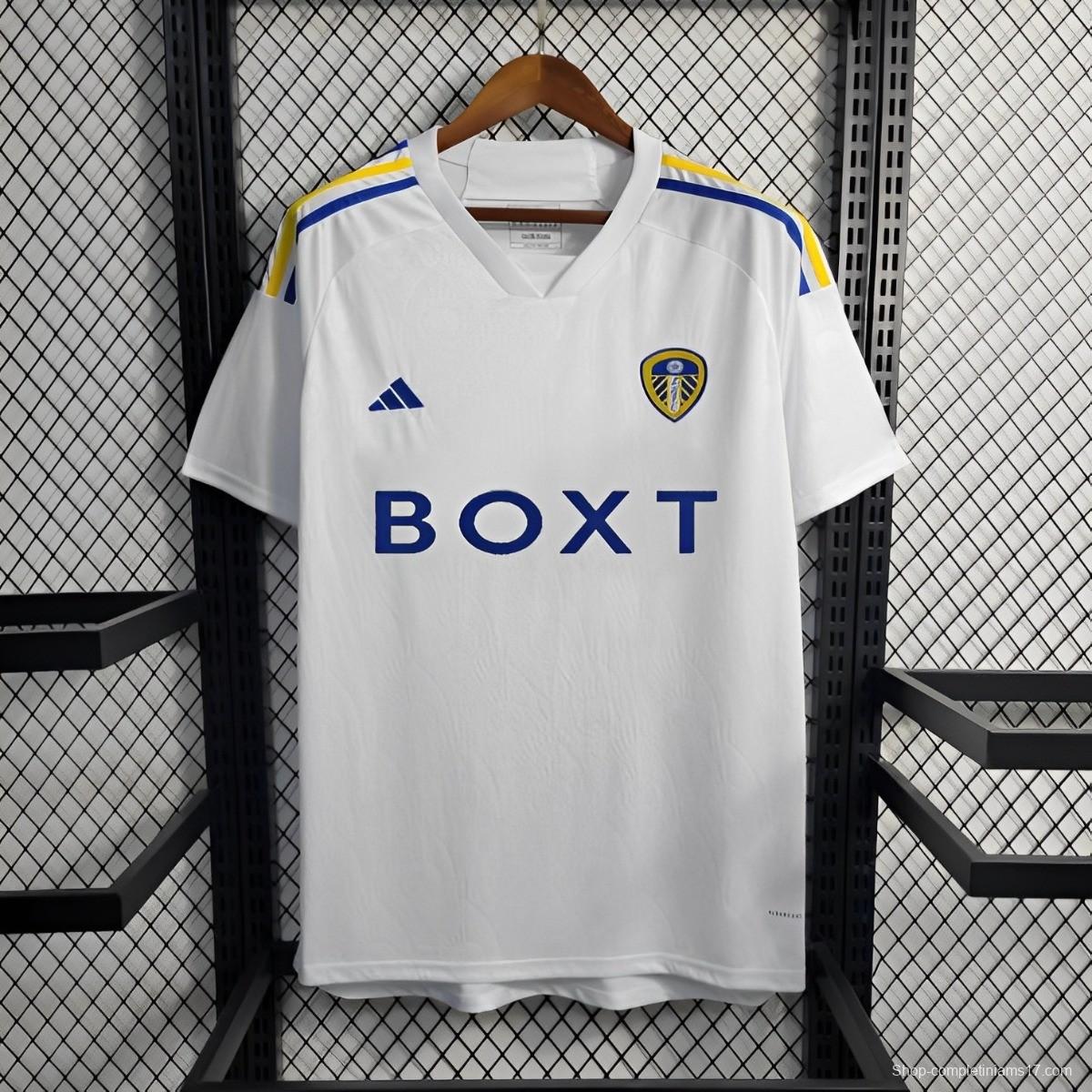 23-24 Leeds United Home Soccer Jersey