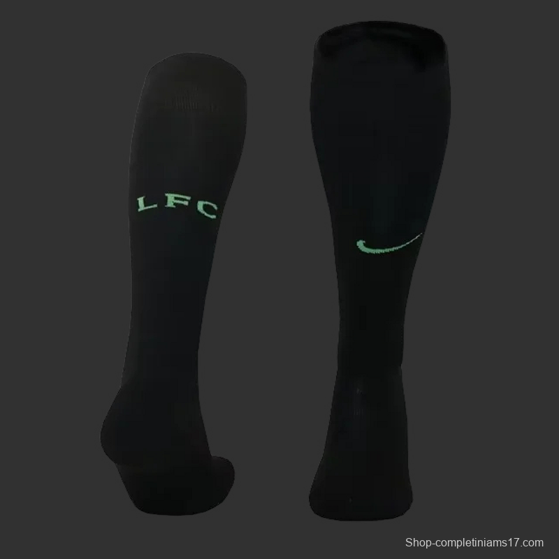 23/24 Liverpool Black Goalkeeper Socks