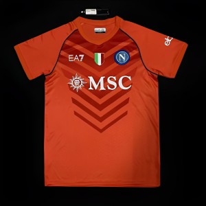 23/24 Napoli Orange Goalkeeper Jersey