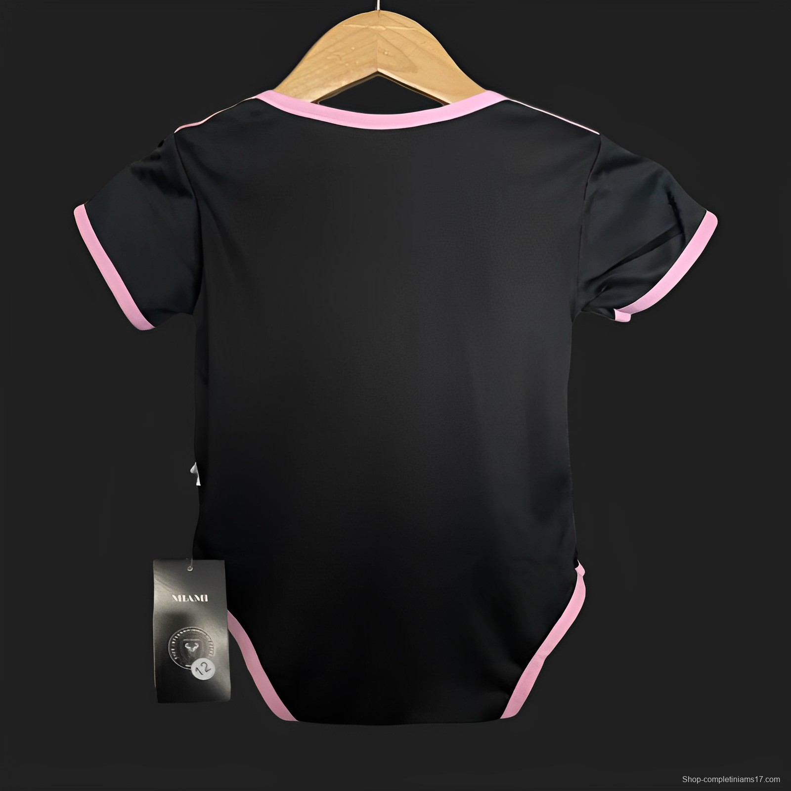 23/24 Inter Miami Away Black Baby Jersey（6-18Month）