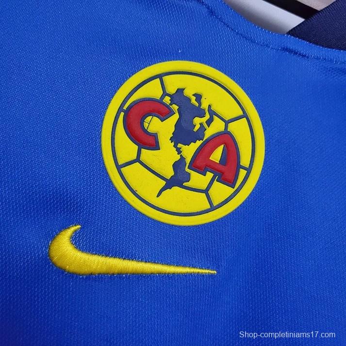 Retro 01/02 Club America Away Blue Jersey