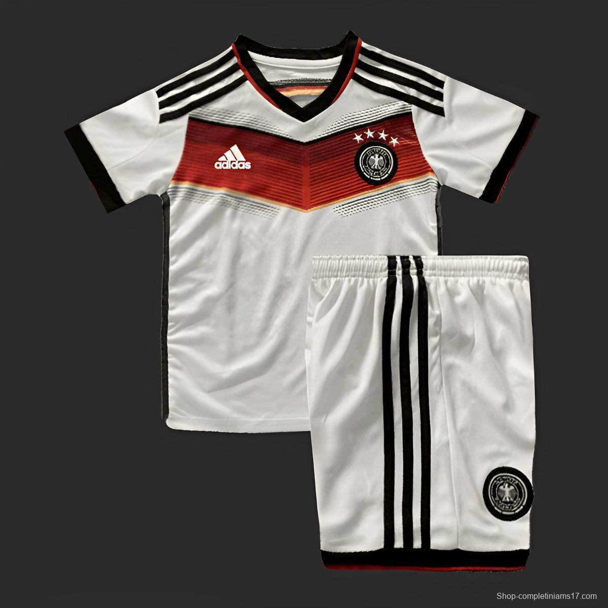 Retro Kids 2014 Germany Home Jersey