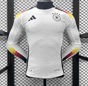 Player Version 2024 Germany Home Long Sleeve Jersey