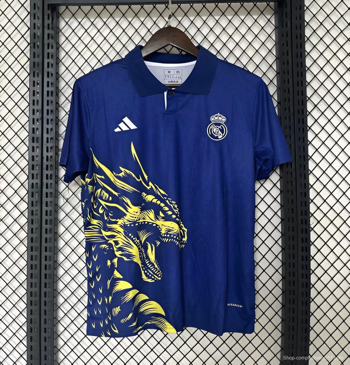 24/25 Real Madrid Yellow Dragon Jersey