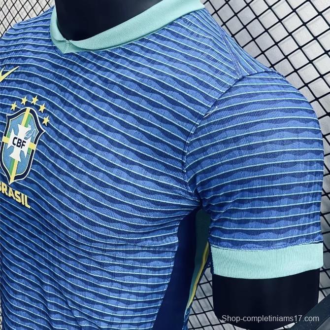 Player Version 2023 Brazil Blue Jersey