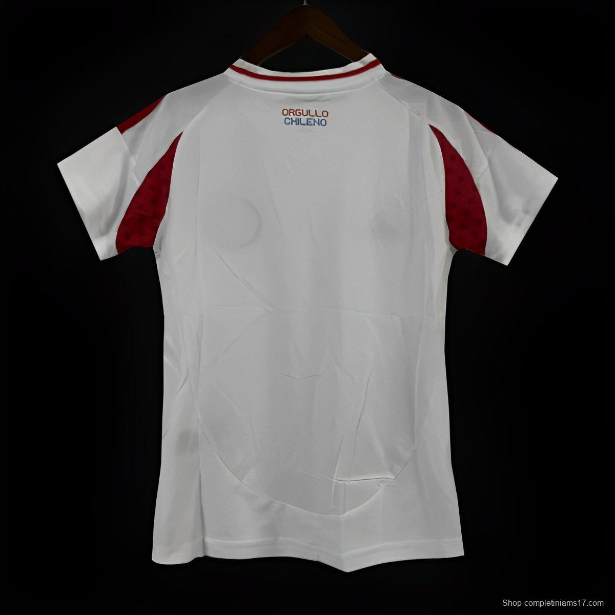 2024 Women Chile Away White Jersey