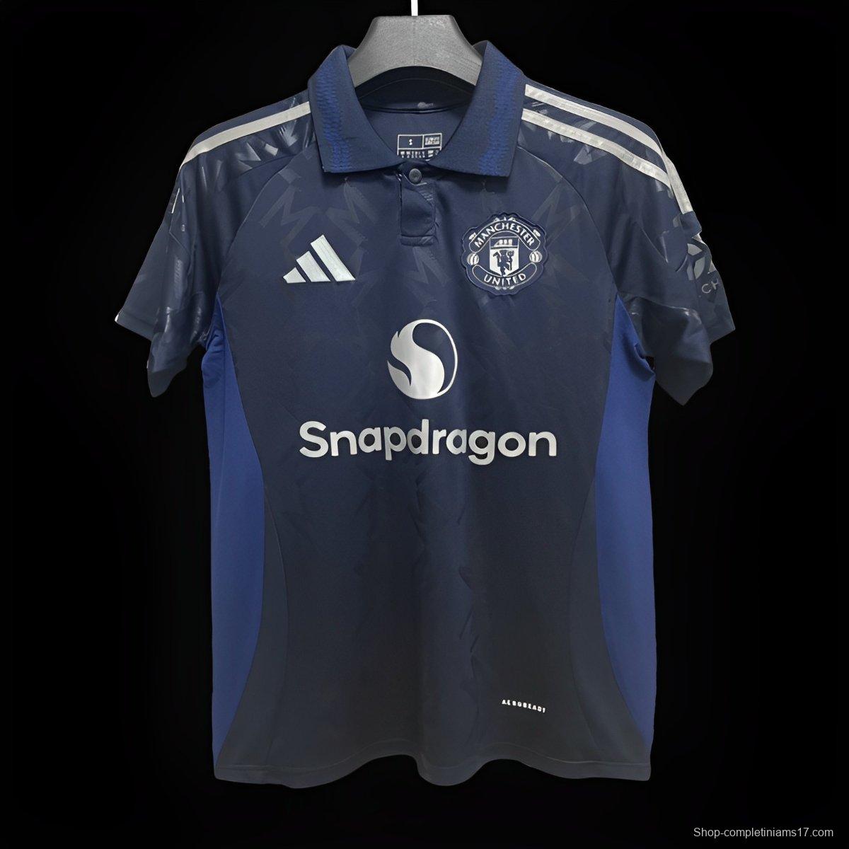 24/25 Manchester United Away Navy Jersey