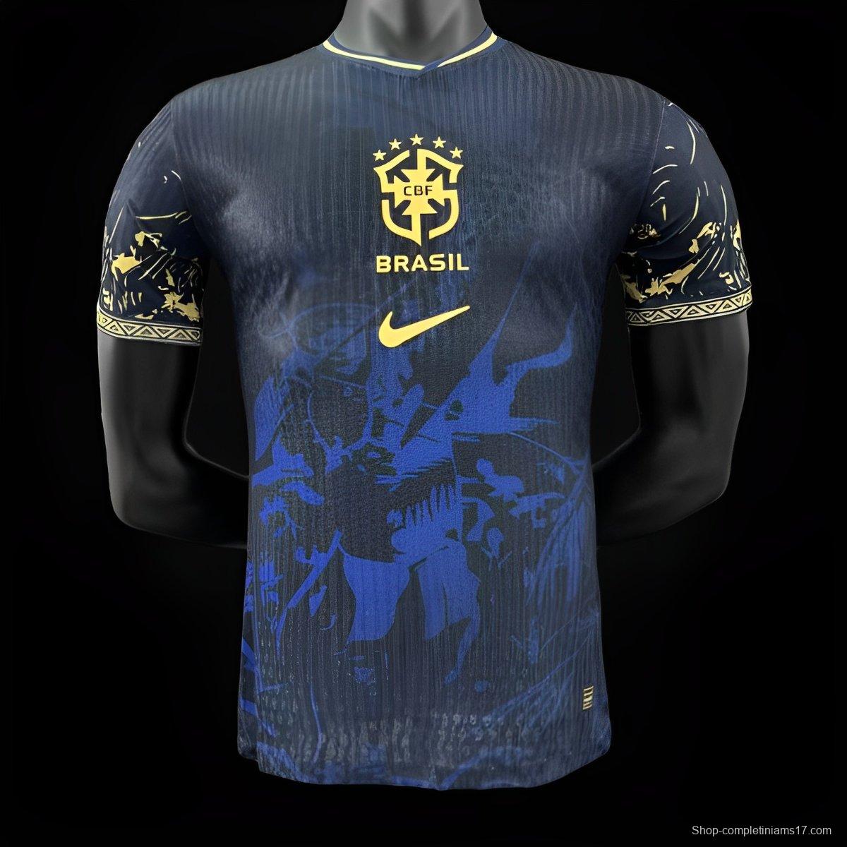 Player Version 2024 Brazil Navy Special Jersey