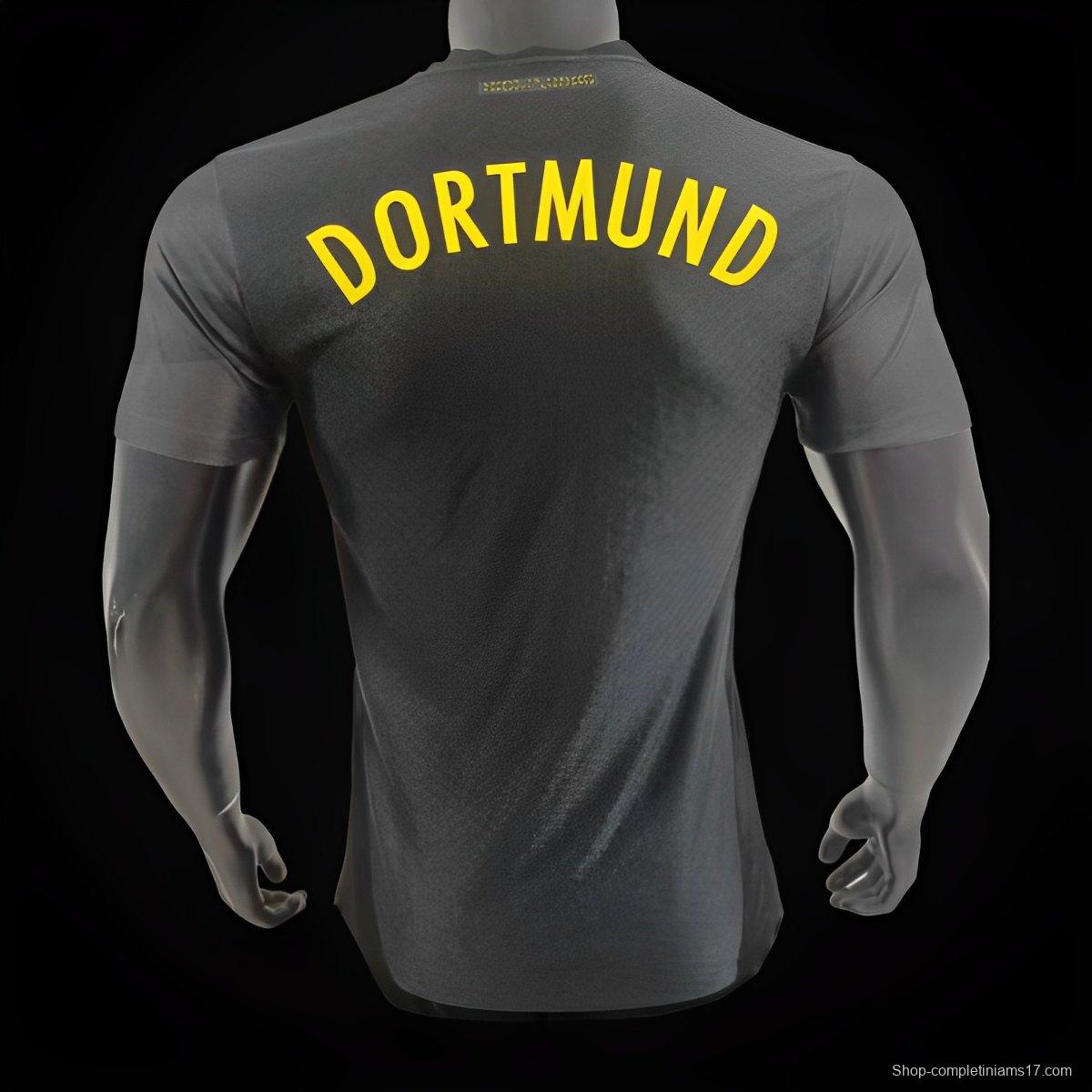 Player Version 24/25 Borussia Dortmund Away Black Jersey