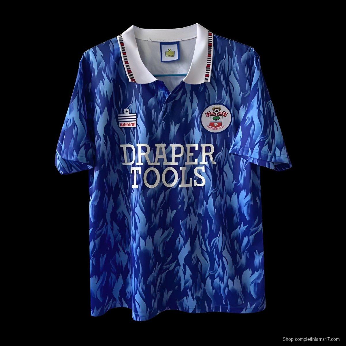 Retro 92/93 Southampton Away Blue Jersey