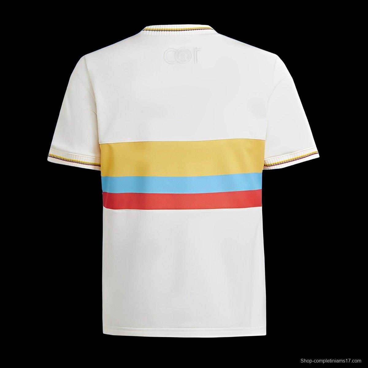 2024 Colombia White 120Th Anniversary Jersey