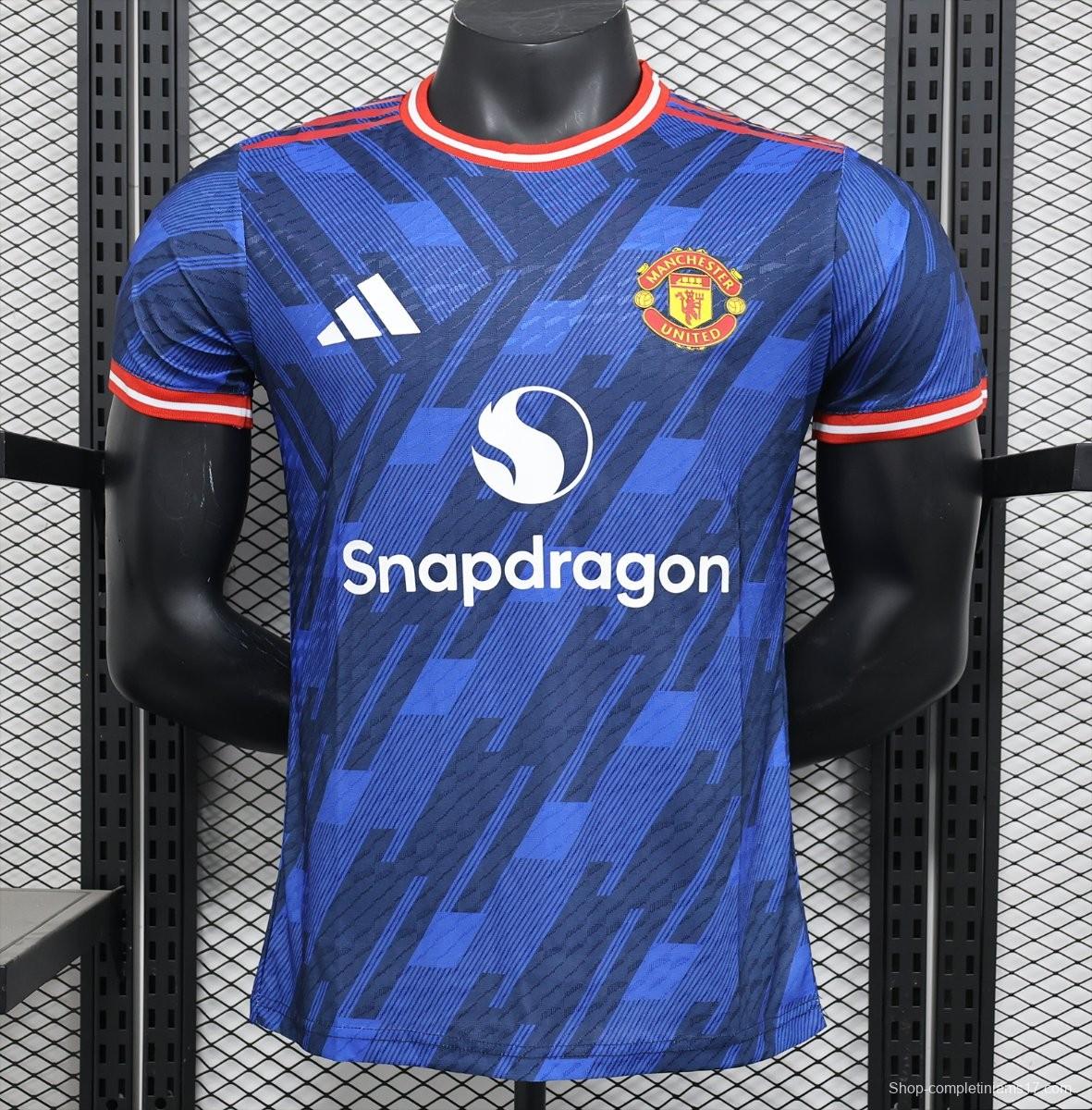 Player Version 25/26 Manchester United Blue Special Jersey