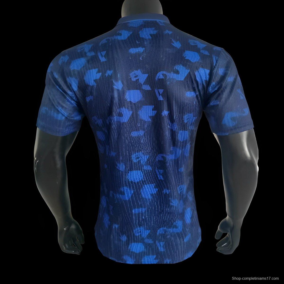 Player Version 2024 England Navy POLO Jersey