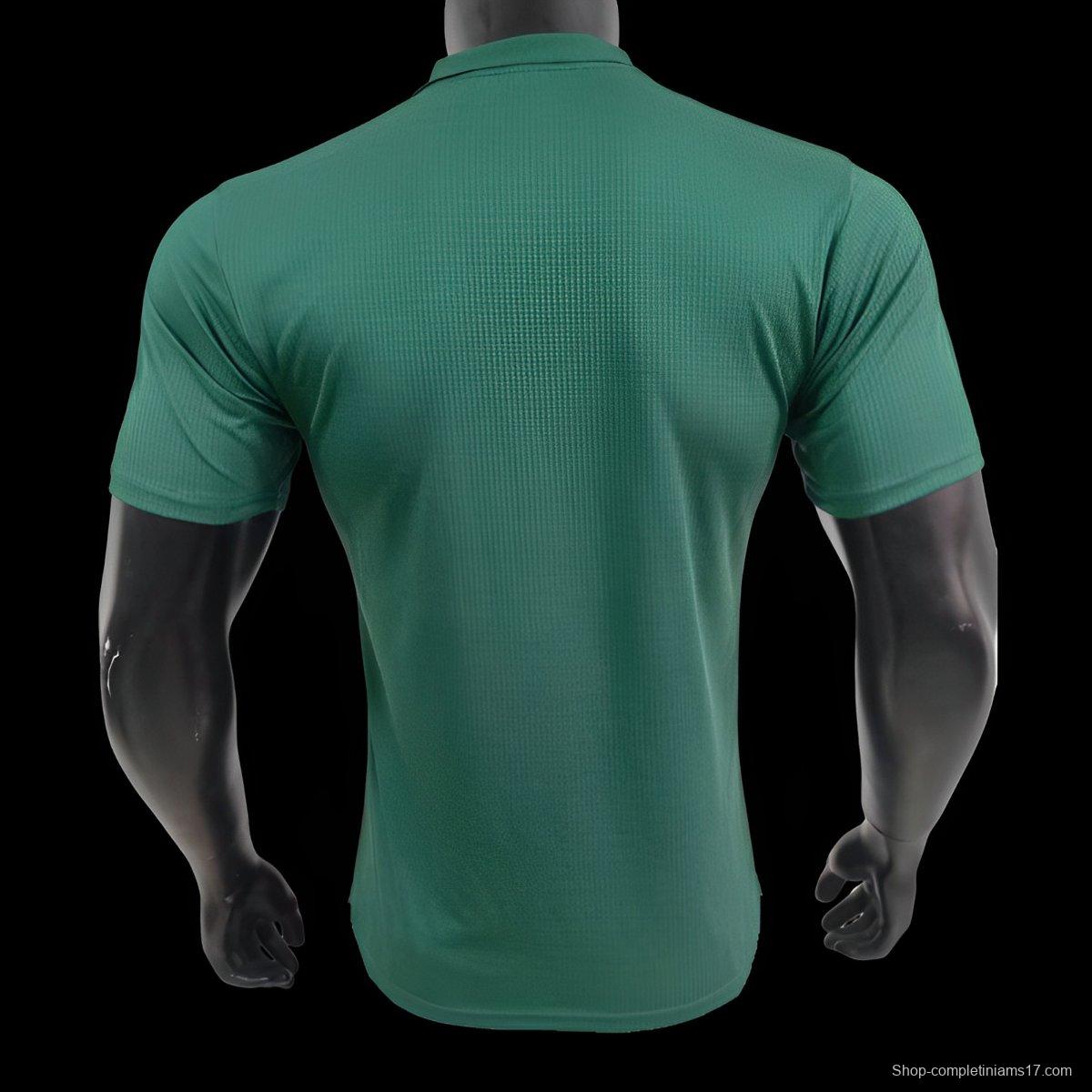 Player Version 24/25 Real Madrid Green Polo Jersey