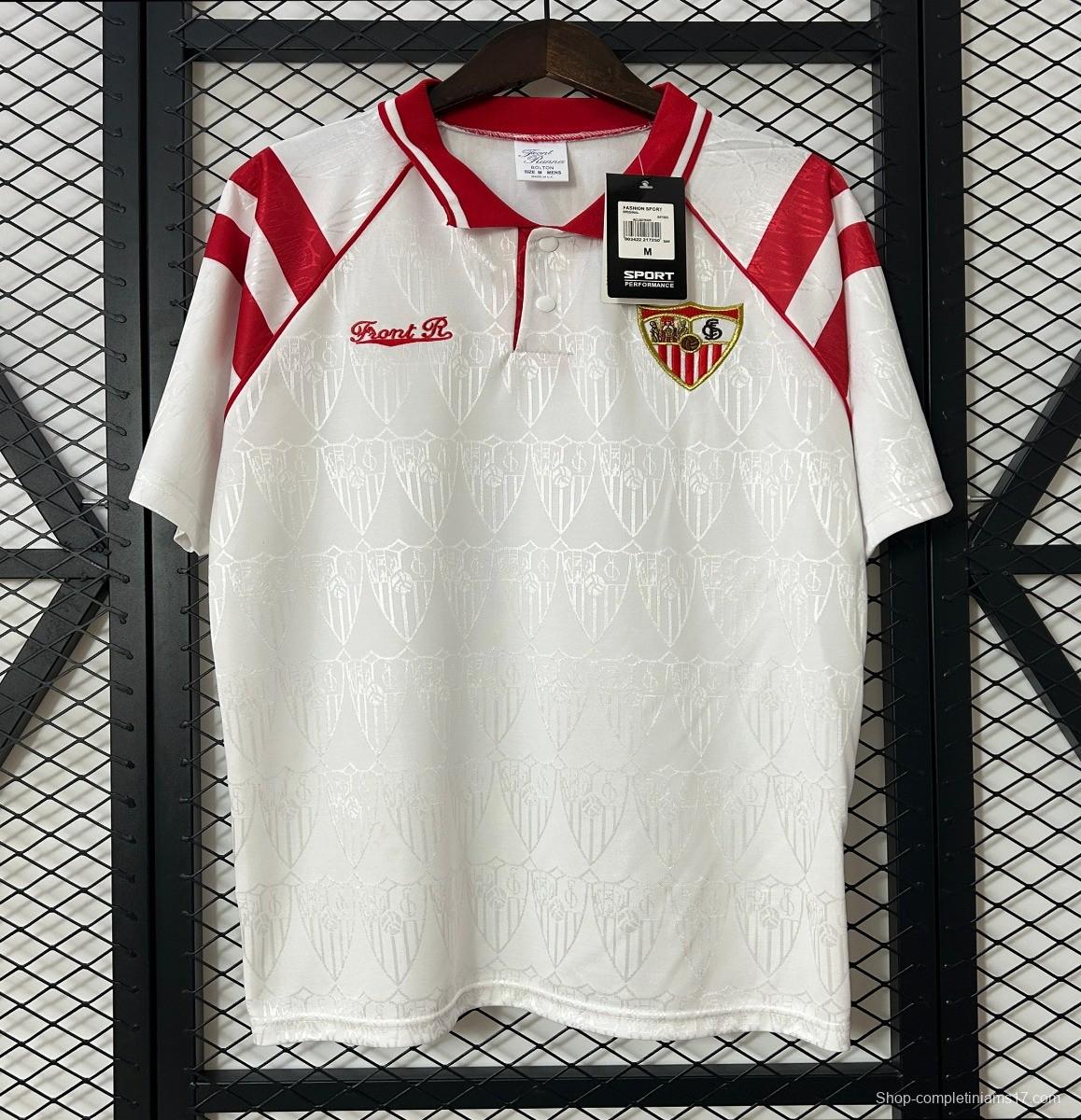Retro 92/93 Sevilla FC Home Jersey