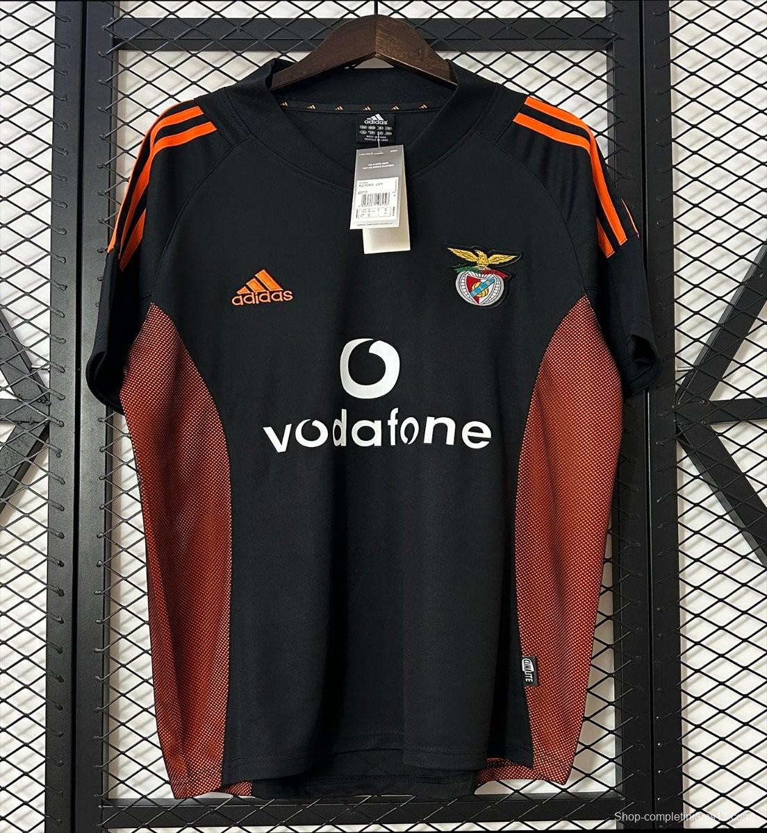 Retro 02/03 Benfica Away Black Jersey